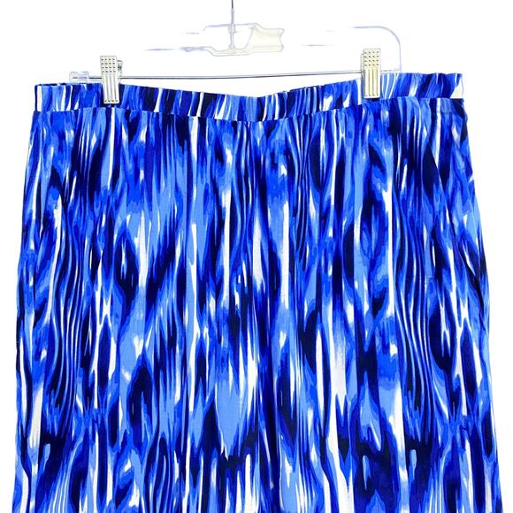 Black Label by Chico's Stippled Palazzo Pants Womens Size 3 U.S. XL 16 Stretch - Picture 2 of 11